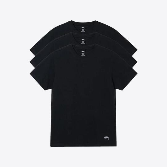 스투시 언더 로고 반팔 티셔츠 (블랙) 1140199 BK